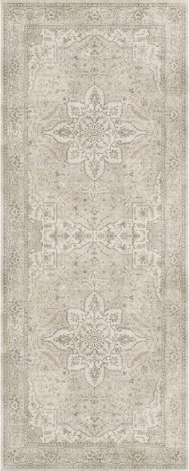 GENIMO 2X5 Washable Vintage Runner Rug - Image 9