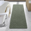 LOCHAS Luxury Bathroom Rug Shaggy Bath Mat 48 x 17 Inch, Washable Non Slip Bath by LOCHAS
