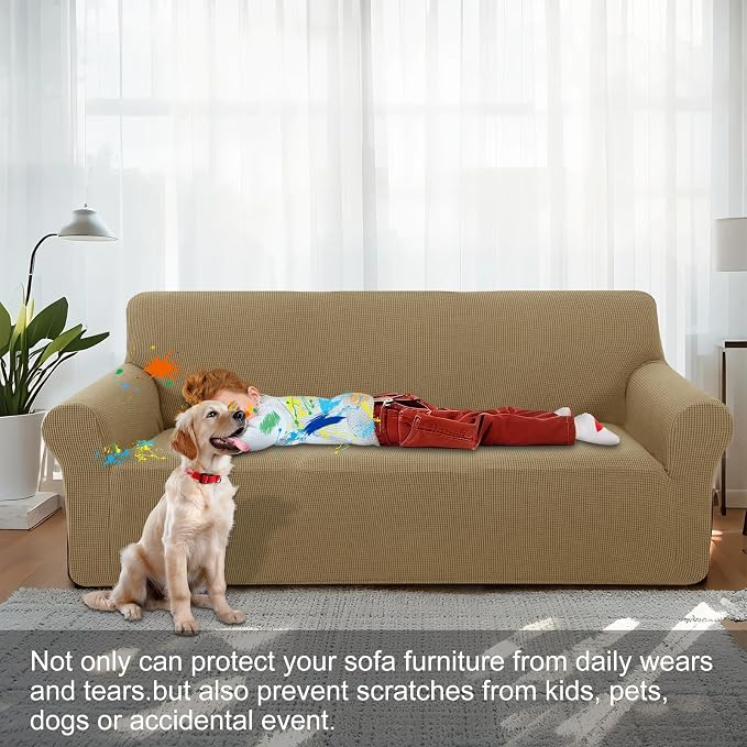Stretch Couch Cover Washable Sofa Slipcover Furniture Protector - Image 2