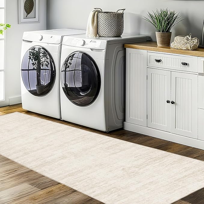 2x5 Washable Runner Rugs，Modern Abstract Rug Runner, Ultra-Thin Kitchen Runner - Image 6