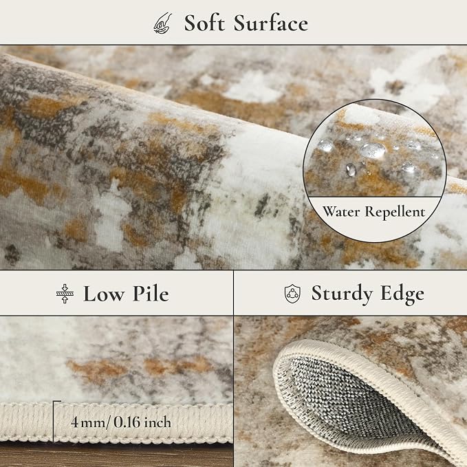 GENIMO Washable Rugs 2'6"x6 Runner Rugs - Image 8