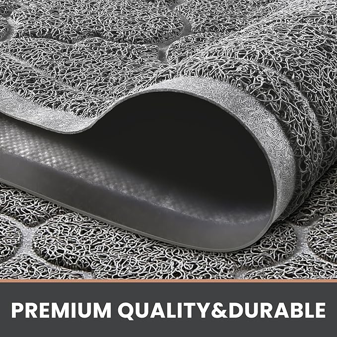 LuxStep Door Mat Large Indoor Outdoor Doormat, Non-Slip Low-Profile Design - Image 4