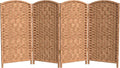 Red Lantern 3 ft. Short Diamond Weave Fiber Folding Screen by RedLantern