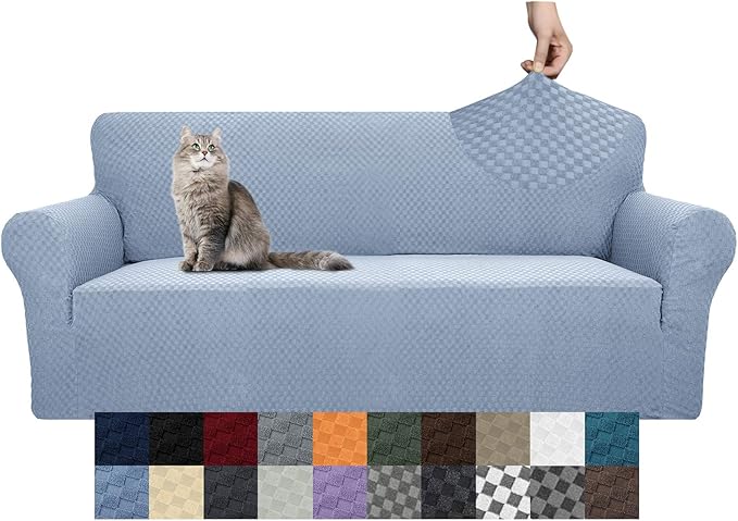 YEMYHOM Couch Cover Latest Jacquard Design High Stretch Sofa Covers by YEMYHOM