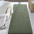 LOCHAS Luxury Bathroom Rug Shaggy Bath Mat 24 x 60 Inch, Washable Non Slip Bath by LOCHAS