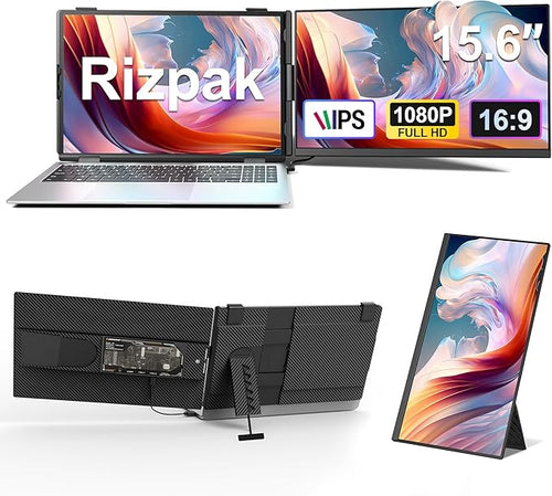 15.6" Laptop Screen Extender, Ultra-Slim FHD 1080P Portable Monitor, Detachable by Unknown