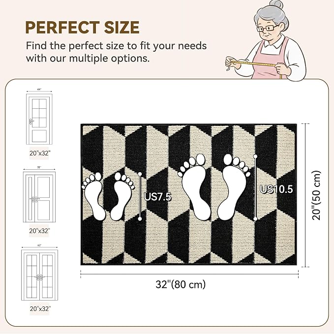 GRANNY SAYS Indoor Doormat, Non-Slip Front Door Mats, Outdoor Welcome Mat - Image 2