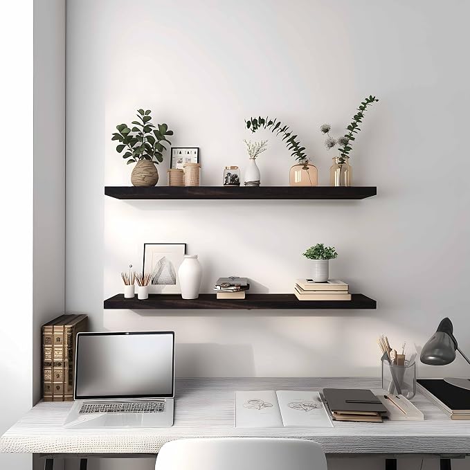 PHPH 36 Inch Wood Floating Shelves - Image 6