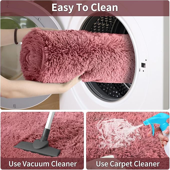 Merelax Soft Modern Indoor Large Shaggy Rug - Image 7