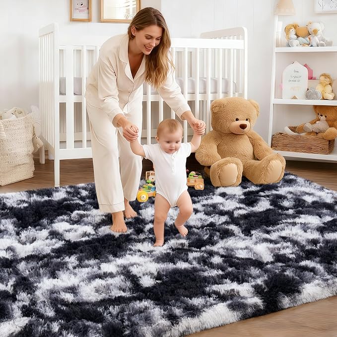 Rug for Living Room Bedroom, 5x7 Area Rugs for Living Room, Ultra Soft Modern - Image 5