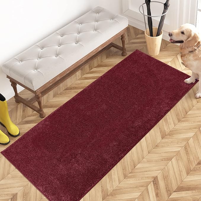 PURRUGS Dirt Trapping Door Mat 24" x 59", Non-Slip Machine Washable Entryway Rug by PURRUGS