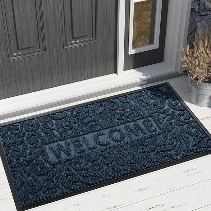 Yimobra Large Welcome Mat 47x24, Waterproof Non-Slip Outdoor Mats by Yimobra