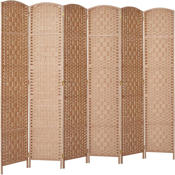 Rose Home Fashion Room Divider, 6 ft Tall Room Dividers and Folding Privacy by RoseHomeFashion