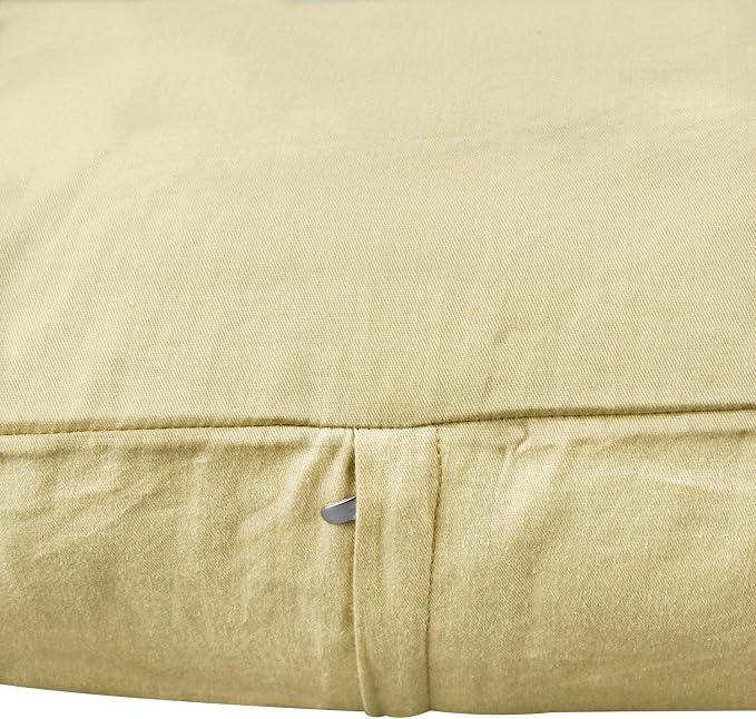Thmyo 4-Pack 100% Cotton Comfortable Solid Decorative Throw Pillow Case Square - Image 9