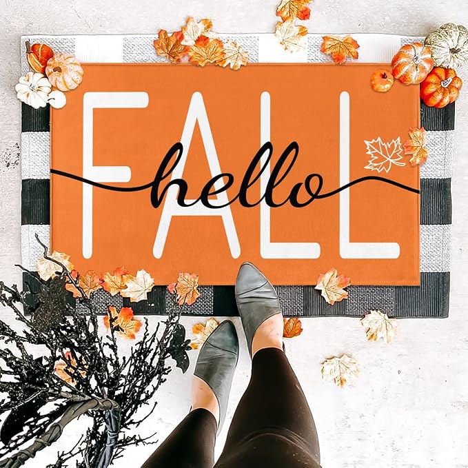 Hello Fall Door Mat - Image 6