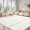 cotiled 8x10 Area Rug Living Room: Washable Boho Rugs by COTILED