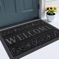 OLANLY Welcome Door Mat Indoor Outdoor Entrance, Heavy Duty Sturdy Front Door by OLANLY