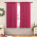 Hot Pink Curtains 45 Inch Length by Pitalk