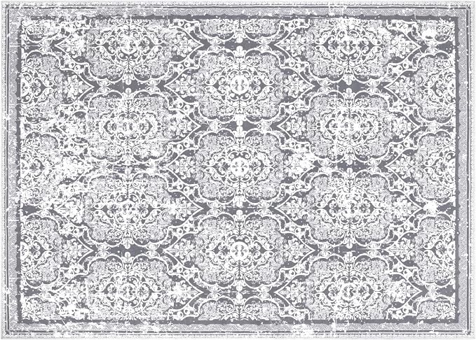 Vaukki Living Room Rug, Vintage Shaggy Soft Laundry Rug, Non Slip Kitchen Area - Image 8