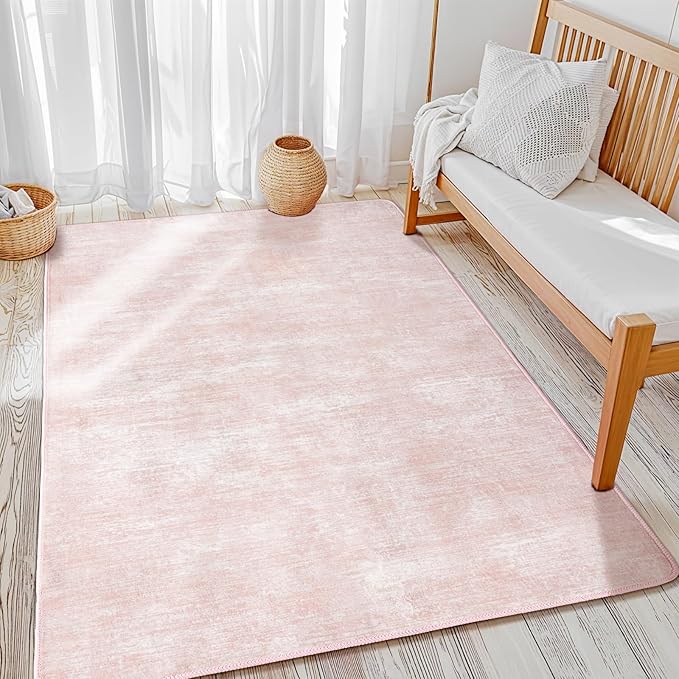 LIANLAM Washable Rug 4x6 Area Rugs by LIANLAM