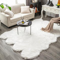 Carvapet 5x7 Faux Sheepskin Area Rug Soft Fluffy White 5 x 7 Plush Fur Carpet by Carvapet