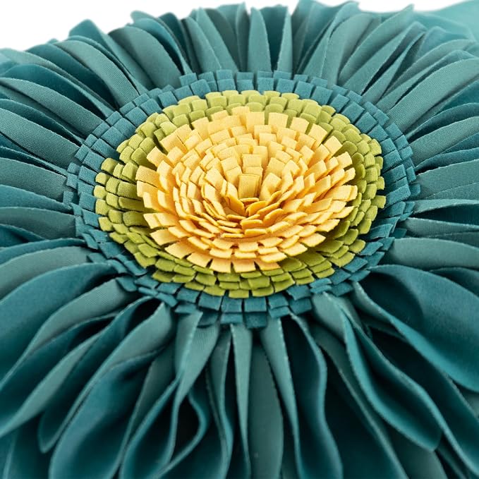 OiseauVoler 3D Sunflower Throw Pillow Cover Decorative Handmade Cushion Cover - Image 4