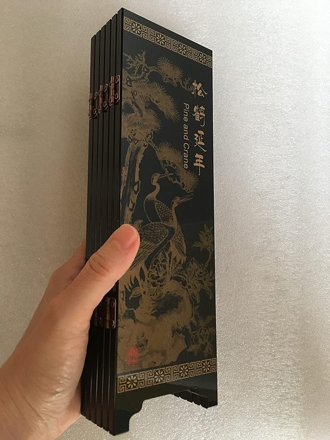 Decorations for The Home, 6 Panel Divider, Mini Folding Screen, Chinese - Image 3