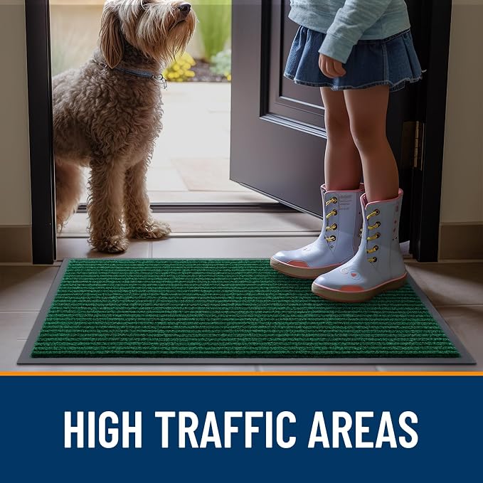 OLANLY Front Door Mat Indoor Outdoor Entrance, Waterproof Heavy Duty Doormat - Image 7