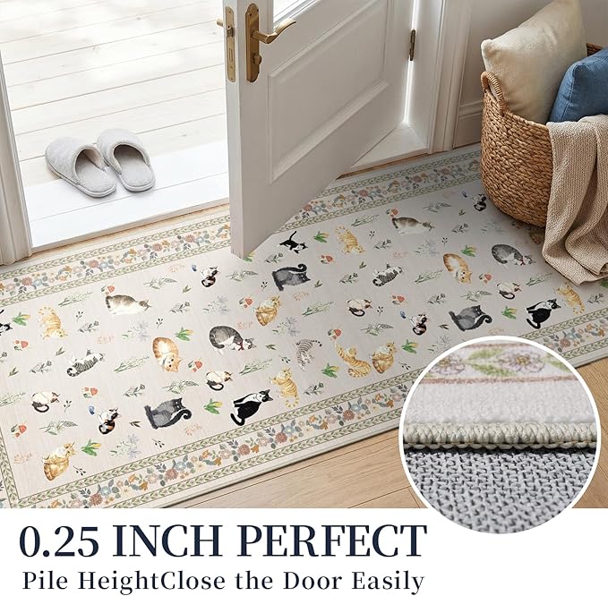 3x7 Washable Kitchen Runner Rug - Image 6
