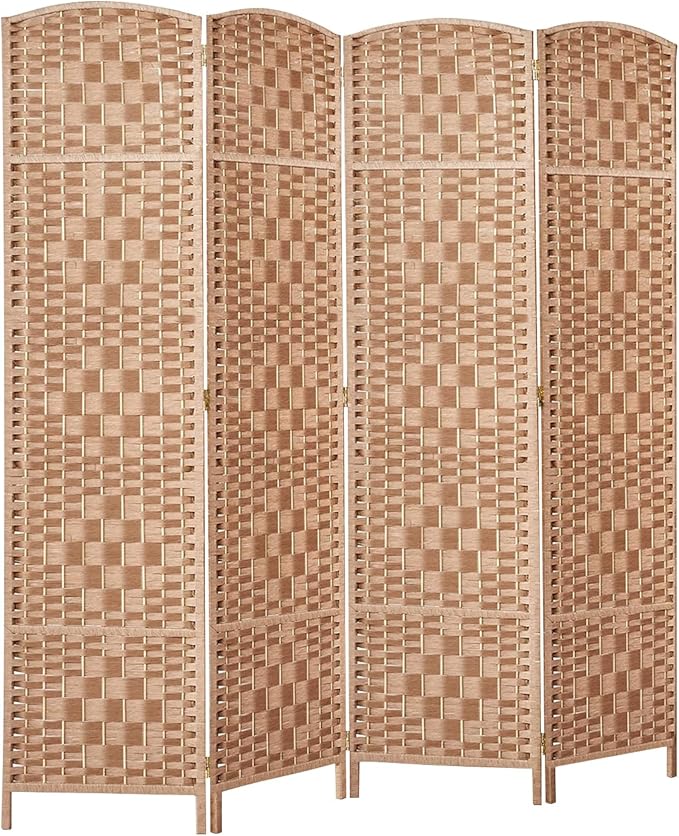 Rose Home Fashion 6 ft Tall Room Divider, Room Dividers and Folding Privacy by RoseHomeFashion