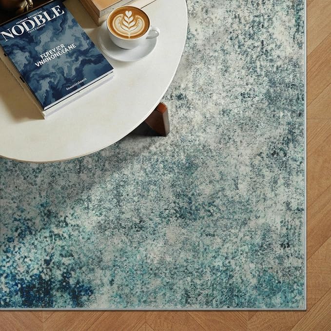 Lahome Modern Abstract Area Rugs 3x5 Washable Rug, Throw Rugs - Image 4
