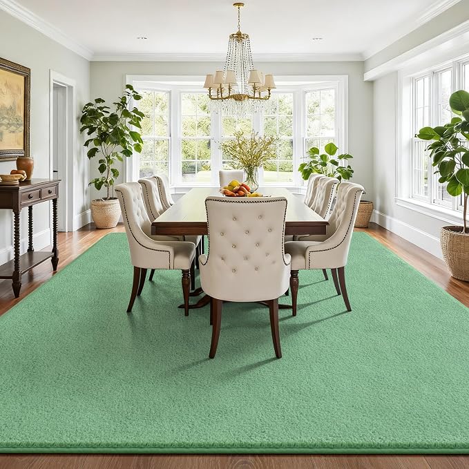 Keeko 4x6 Sage Green Area Rugs for Bedroom, Soft Modern Living Room Rug Indoor - Image 7
