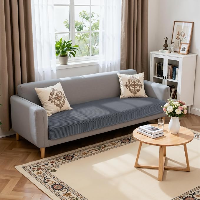 Hokway Stretch Couch Cushion Slipcovers X-Large Reversible Cushion Replacement by Hokway