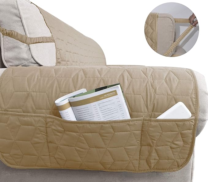 Ameritex Couch Sofa Slipcover 100% Waterproof Nonslip Quilted Furniture - Image 4
