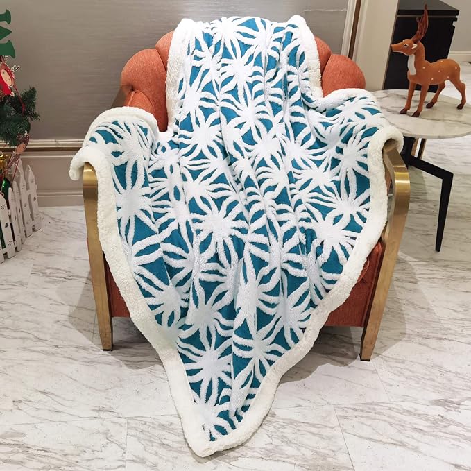 LOMAO Sherpa Fleece Blanket Fuzzy Soft Throw Blanket Dual Sided Blanket - Image 2