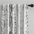 MEETSKY Sage Green Blackout Curtains 72 Inches Long 2 Panels Boho Curtains by MEETSKY