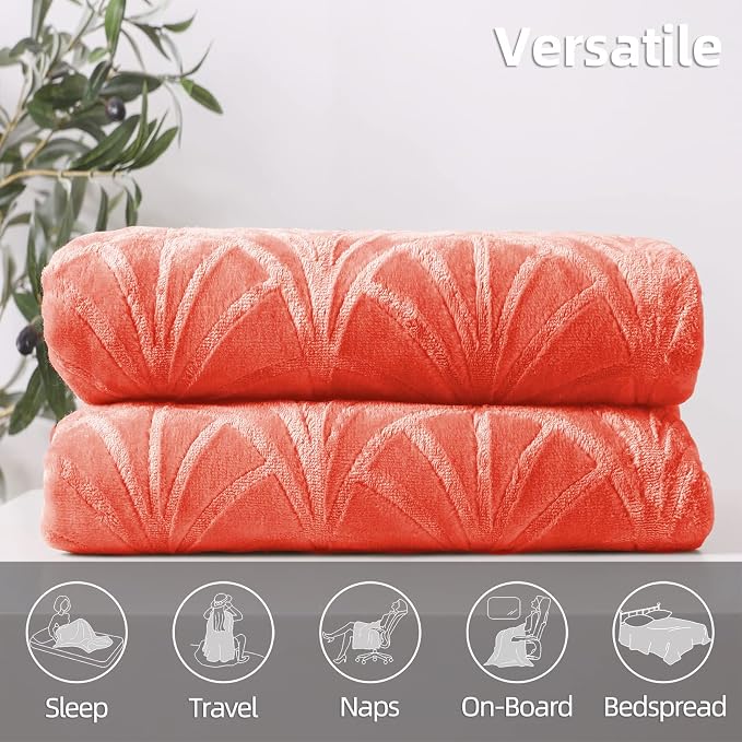Whale Flotilla Flannel Fleece Twin Size Blanket - Image 7