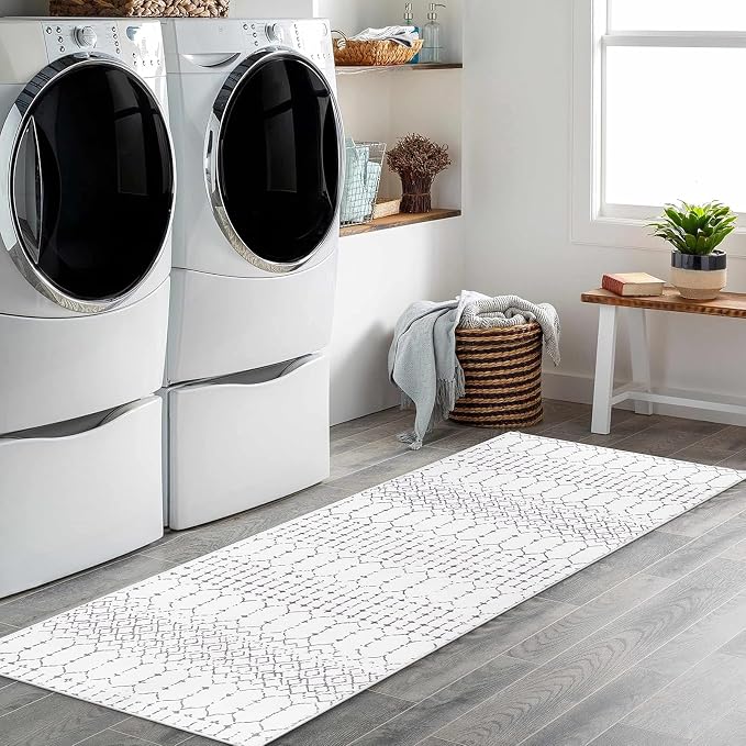 Lahome Moroccan Small Runner Rug 2x5 Rug Runner Non-Slip Washable Rug Runner - Image 9
