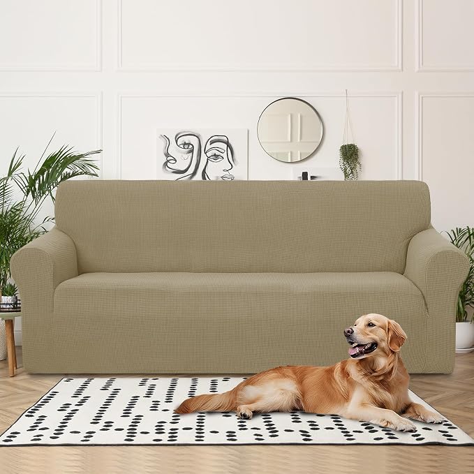 U-NICE HOME 4 Seater Stretch Couch Cover Sofa Cover Washable Sofa Slipcover - Image 2