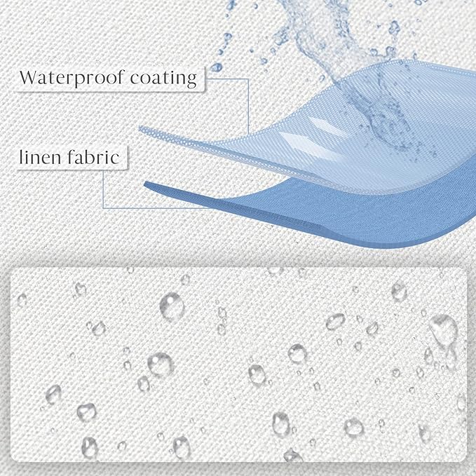 Ashler Outdoor Pillow Inserts, 18x18 Waterproof Throw Pillows Pack of 2 - Image 3