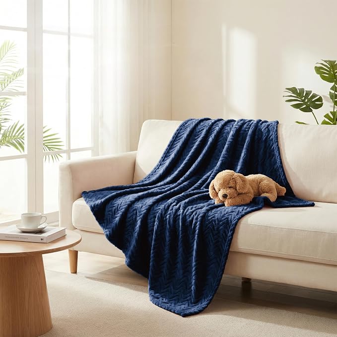 Exclusivo Mezcla Queen Blanket for Bed, Cozy Lightweight Fleece Blankets for - Image 4