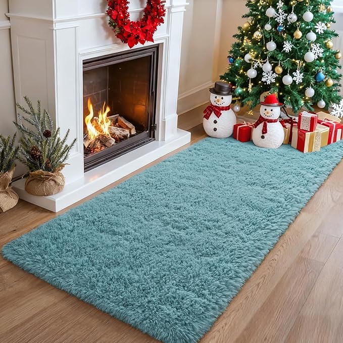 Merelax Soft Fluffy Rugs for Bedroom Living Room, 2x6 Hallway Runner Rugs - Image 6