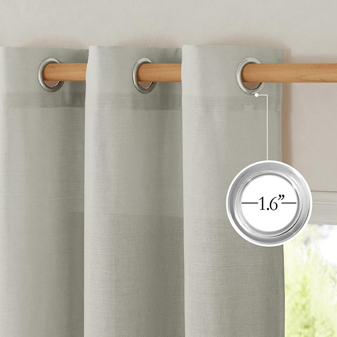 NICETOWN Linen 78 inch Curtains - Image 2