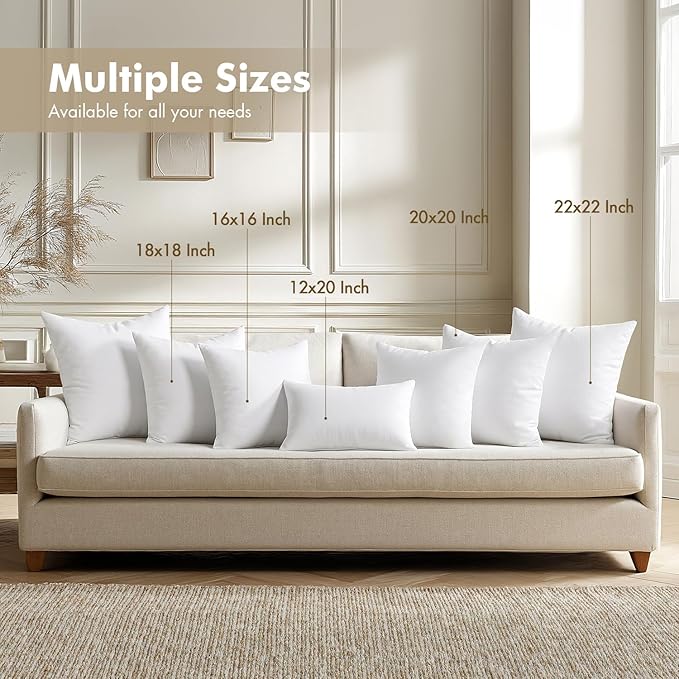 MIULEE Euro Pillows Inserts - Image 2