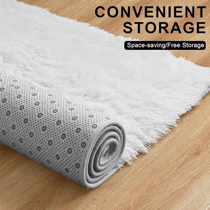 Merelax Soft Modern Indoor Large Shaggy Rug - Image 4