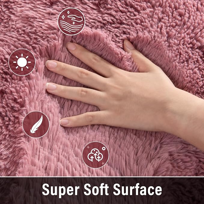 Merelax Soft Modern Indoor Large Shaggy Rug - Image 3