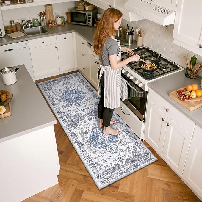 Ileading Washable Hallway Runner Rugs, 2x6 Non Slip Runners Area Rug - Image 4