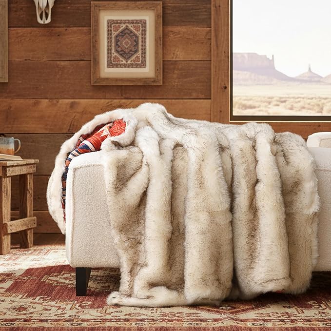 Luxury Plush Faux Fur Throw Blanket - Image 2