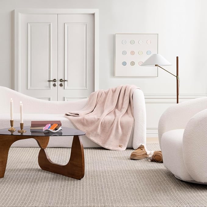 UGG Whitecap Fleece Throw Blanket, Soft Plush Throw - Image 5