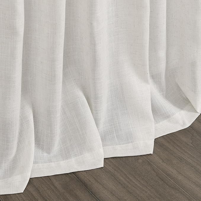 Nanspring Natural Linen Curtains 63 Inch Length - Image 9